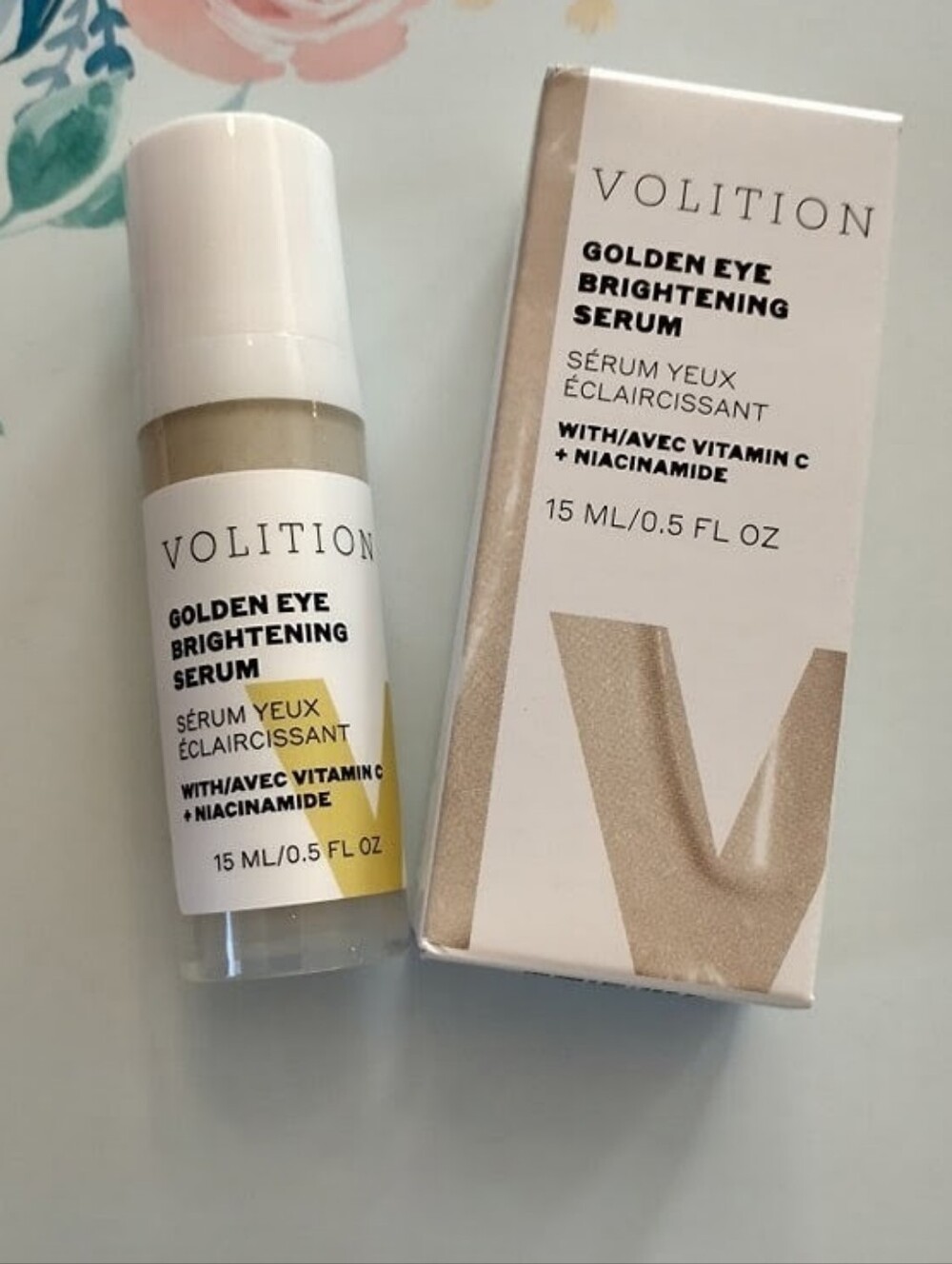 Volition Golden Eye Brightening Serum With Niacinamide + Vitamin C